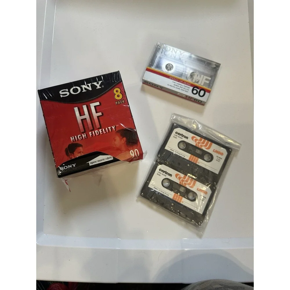 Sony‎ And Others Blank Cassette Tapes